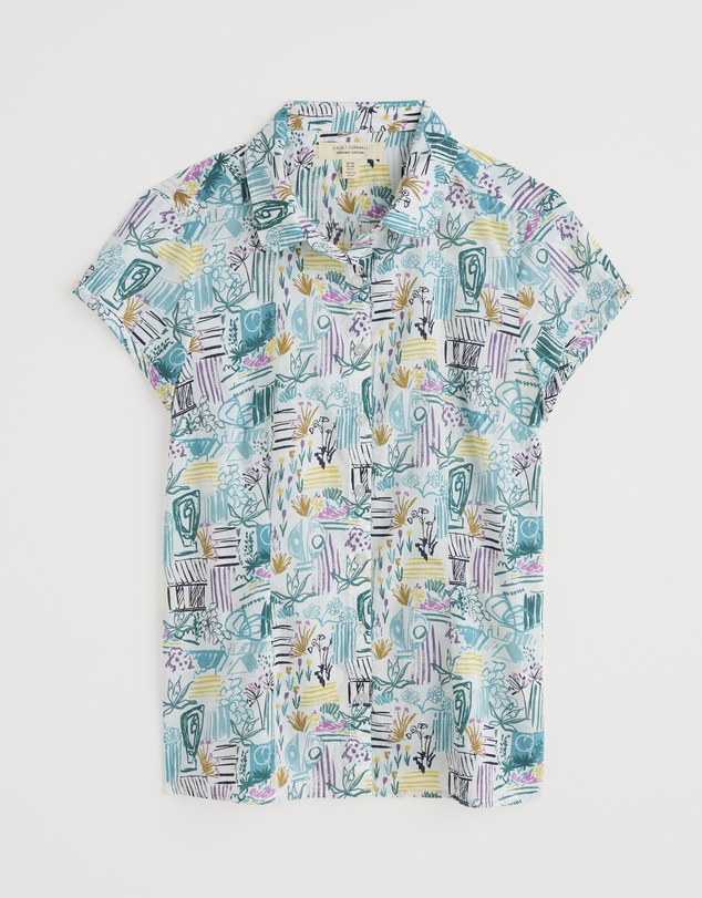 Seasalt - Seasalt Cornwall Multi Rushmaker Short Sleeve Shirt