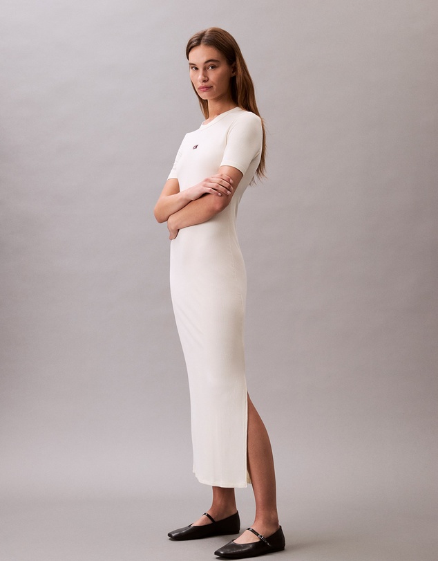 Calvin Klein Jeans - Modal Stretch Rib Midi Dress