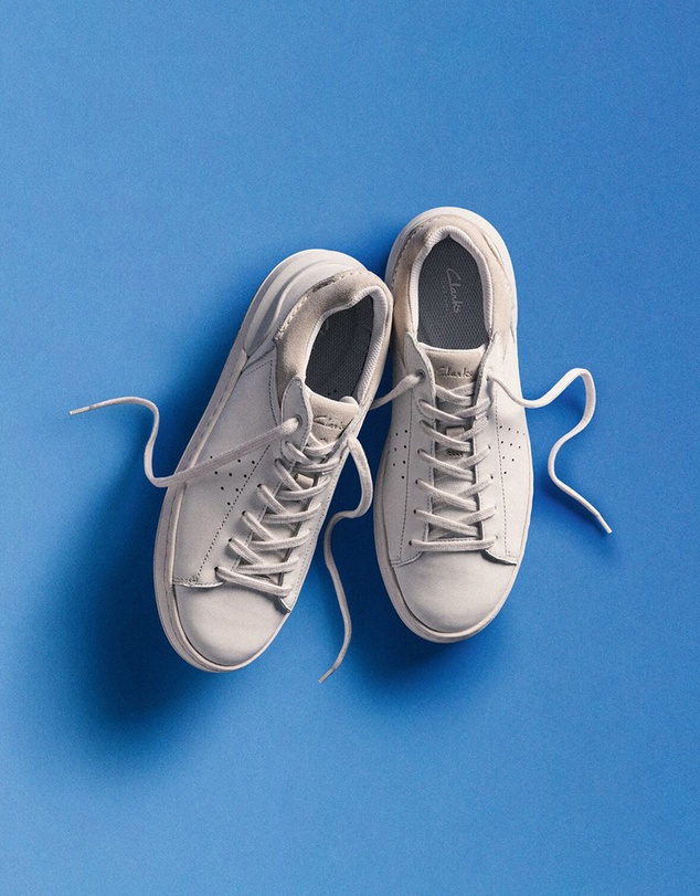 Clarks - Courtlite2 Run White