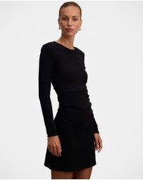 Forever New - Ash Long Sleeves Ribbed Mini Dress