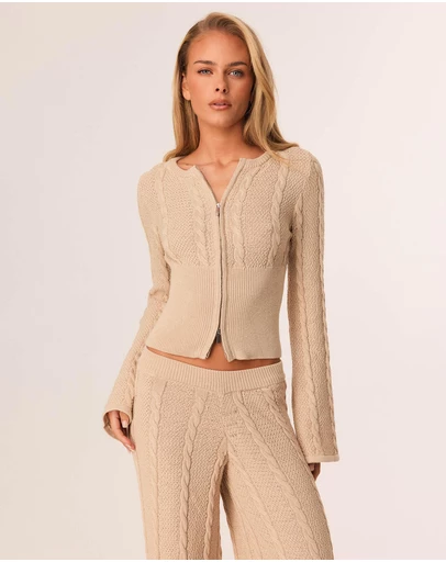 SNDYS - Cici Cable Knit Top