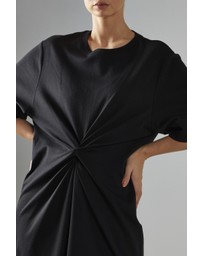 Glamorous - Knotted Front T-shirt Dress