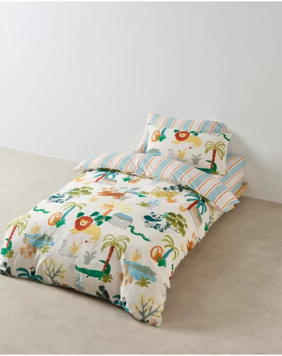 Linen House Kids - Creatures Great and Small Quilt Cover Set