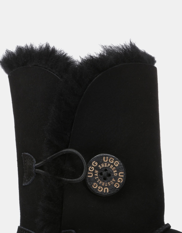 EVERAU - Australian Shepherd Ugg Short Button Sheepskin Upper UGG Boots