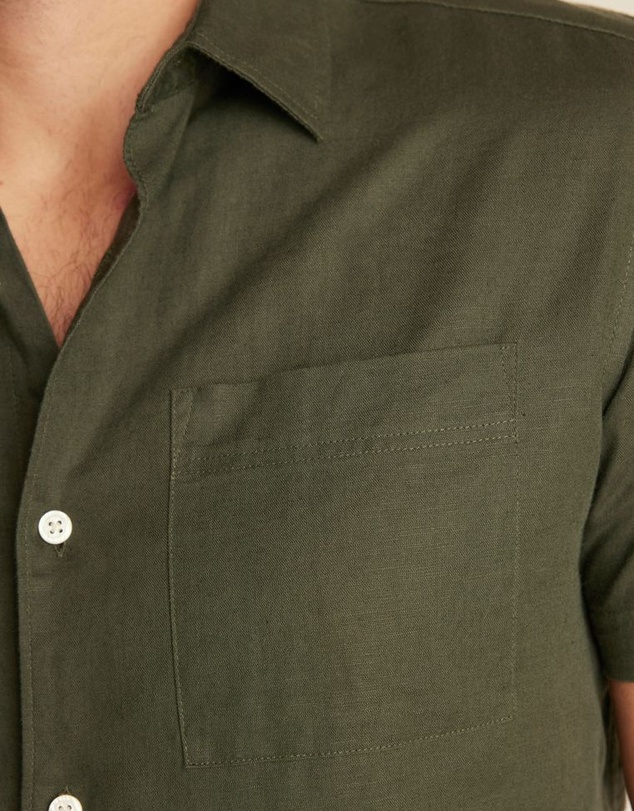 NEXT - Linen Blend Short Sleeve Shirt