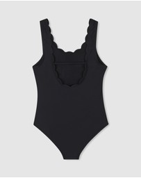 Marc Jacobs - Wavy Edge Logo Print Swimming Costume - Kids-Teens