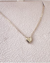 Luna Rae - Solid Gold - Little Heart Necklace