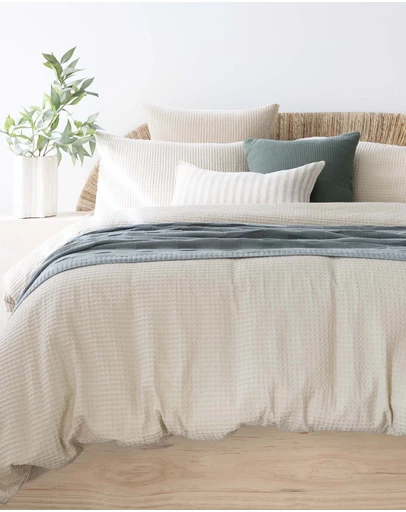 Bambury - Dorset Cotton Waffle Quilt Cover Set