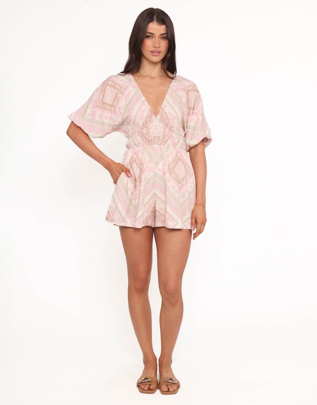 Petal & Pup - Jennifer Playsuit - Sage Paisley