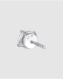 Kuzzoi - ICONIC EXCLUSIVE - Earrings Male Stud Swarovski® Crystals Single 925 Sterling Silver