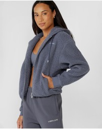 Lorna Jane - Field Teddy Zip Through Hoodie