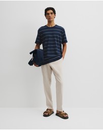 Country Road - Hemp Slub Stripet-shirt