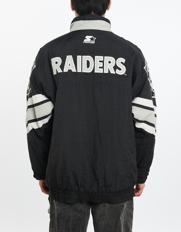 Vintage by The Real Deal - Pre Loved - Vintage 90s Starter NFL Los Angeles Raiders Puffer Jacket