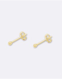 Ichu - Tiny Gold Ball Studs