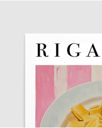 Olive et Oriel - Rigatoni by Andreas Magnusson Art Print