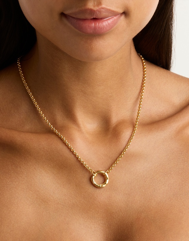 By Charlotte - Gold Horizon Annex Link Necklace