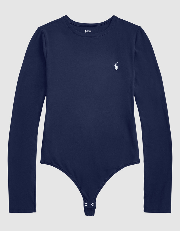 Polo Ralph Lauren - Club Cotton Long Sleeve Bodysuit Top