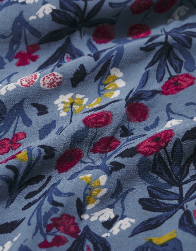 Seasalt - Marsh Violet Short Sleeve Empire Line Dress