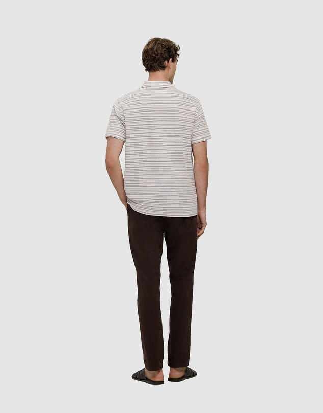 Trenery - Jacquard Stripe Polo