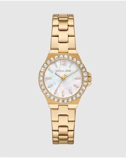Michael Kors - Lennox Gold Tone Analogue Watch
