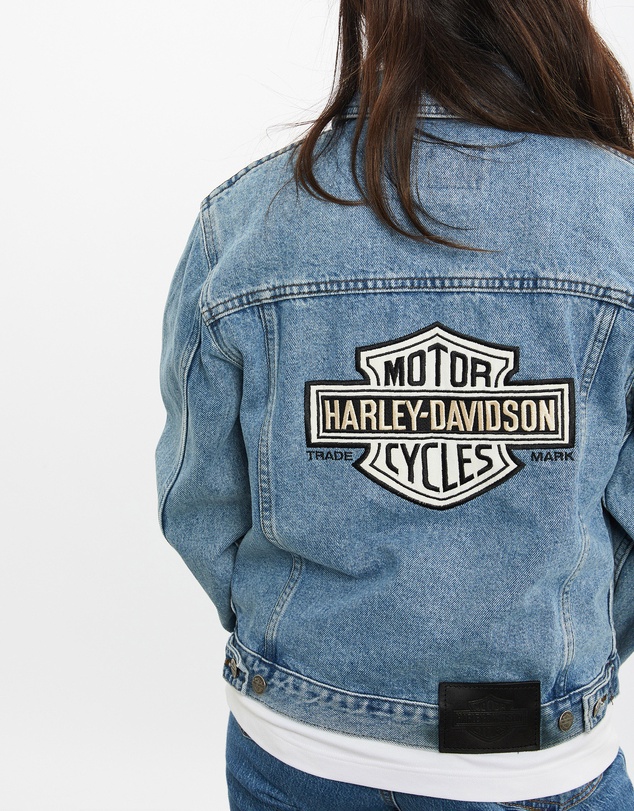 Vintage by The Real Deal - Pre Loved - Vintage Harley Davidson Denim Jacket