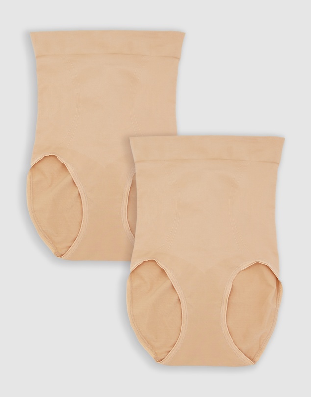 Ambra - 2 Pack Powerlite Hi Waisted Brief