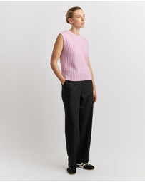 Toorallie - Grid Knit Vest