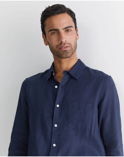 Sportscraft - Long Sleeve Linen Shirt