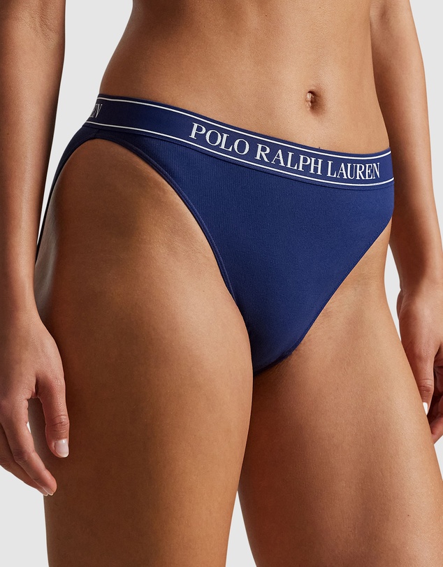Polo Ralph Lauren - Polo Essentials Cotton Blend High Leg Bikini Brief