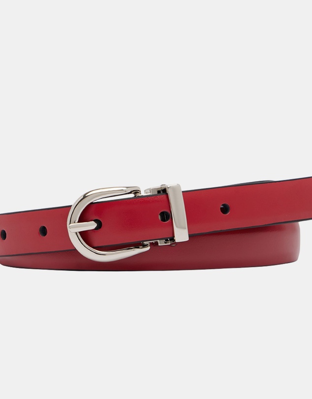 Buckle - Avon. Australian Made Reversible Leather Belt. 19mm width.