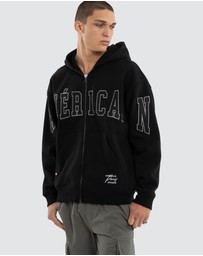 Americain - Armour Relaxed Zip Hoodie