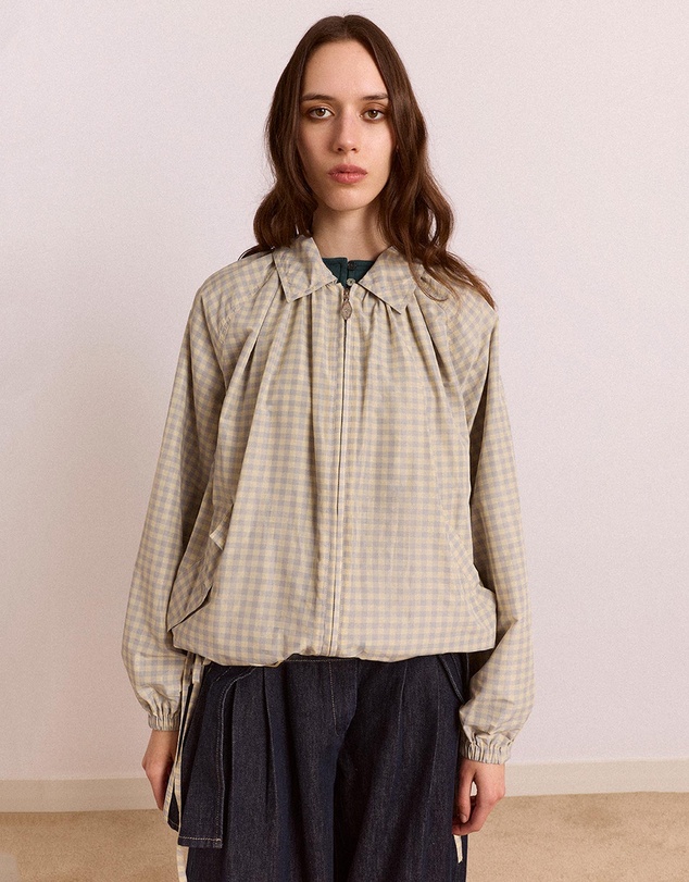 Damson Madder - Lailah Lightweight Bomber Jacket