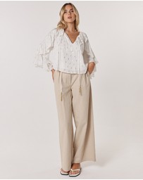 Fate + Becker - Delia Ruffle Top