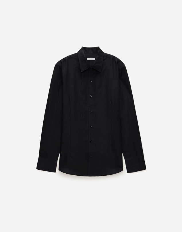 Calibre - Refined Cotton Linen Shirt Black