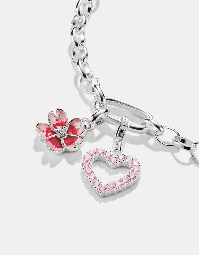 THOMAS SABO - THOMAS SABO Connect Charm Pendant Cherry Blossom