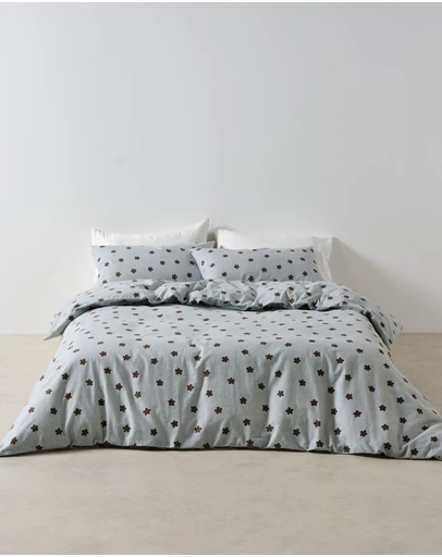 Linen House - Posie Flannelette Quilt Cover Set