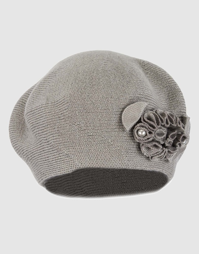 Max Alexander - European Made Grey Soft Wool Beret