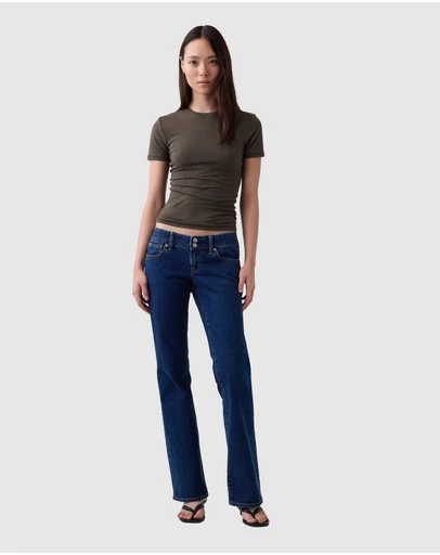 GAP - SS Closeknit Crew Top