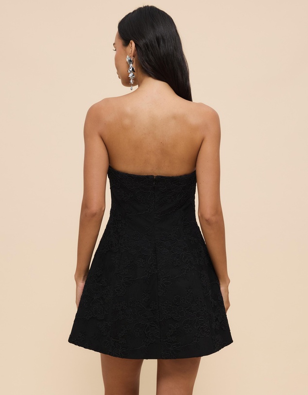 CHANCERY - Lani Strapless Structured Lace Mini Dress