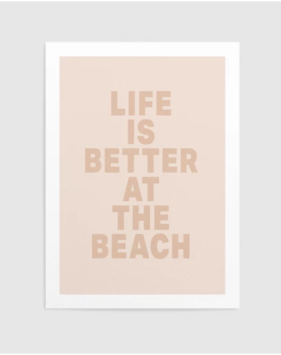 Olive et Oriel - Life Is Better Art Print