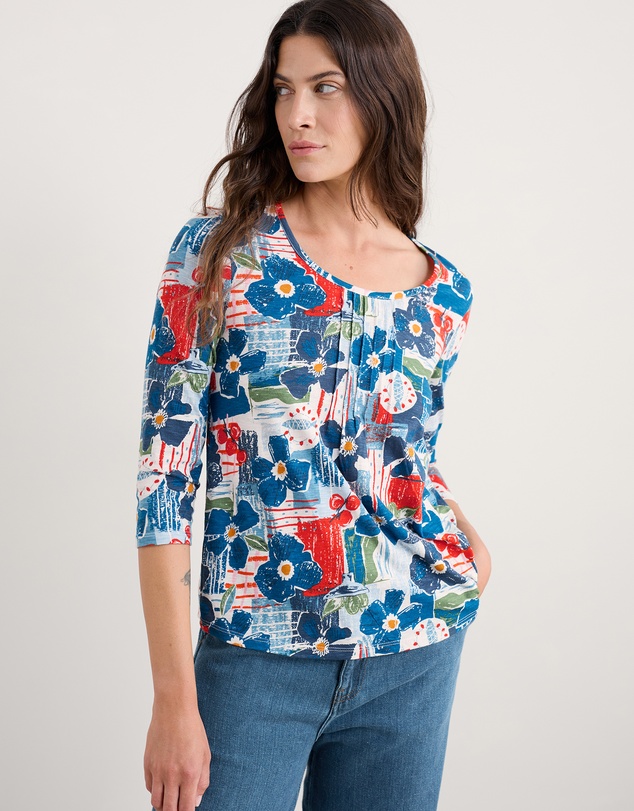 Seasalt - Seasalt Cornwall Multi Penhollow Top