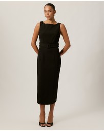 Tussah - Jasmyn Crepe Bodycon Midi Dress