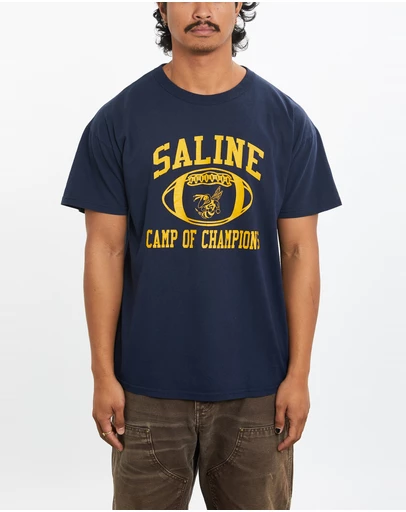 Vintage by The Real Deal - Pre Loved - 90s Saline High School Football Tee