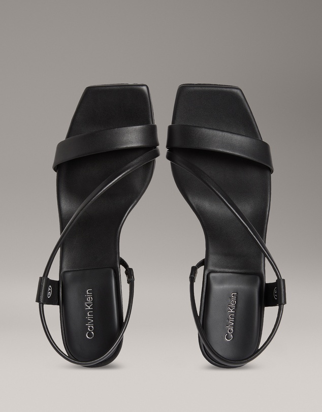 Calvin Klein - Leather Heeled Sandals