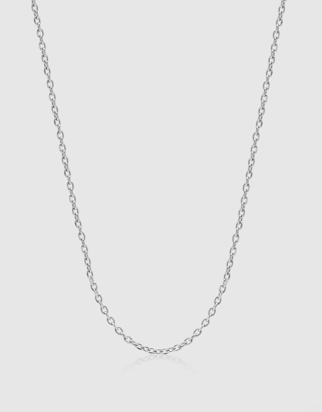 Nialaya Jewellery - Men's Stainless Steel Cable Chain