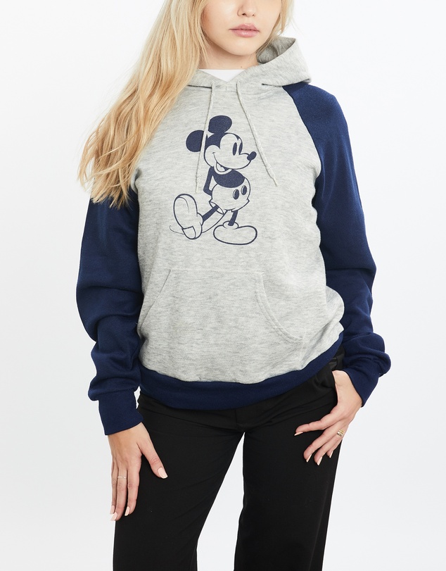 Vintage by The Real Deal - Pre Loved - Vintage 80s Disney Mickey Mouse Hooded Sweatshirt