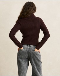 Rhythm - Amara Rolled Neck Knit Jumper