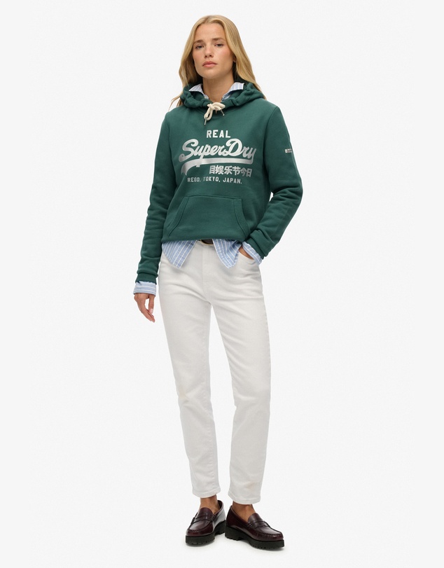 Superdry - Vintage Logo Metallic Hoodie