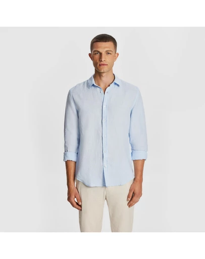 yd. - West Hampton Pure Linen Shirt