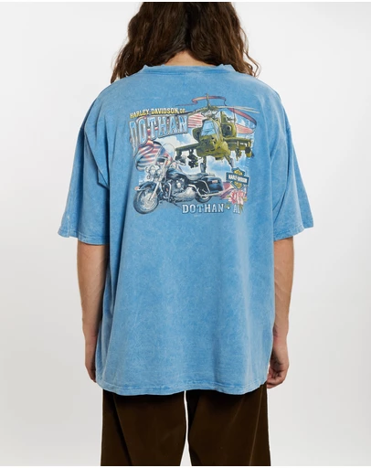 Vintage by The Real Deal - Pre Loved - Vintage Harley Davidson Acid Wash Tee